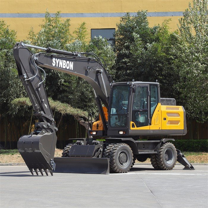 4 wheel excavator (5)